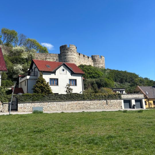 Devin Castle ruins overlooking the countryside near Bratislava, Slovakia