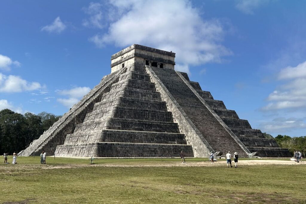 El Castillo pyramid at Chichén Itzá near Cancún, Mexico